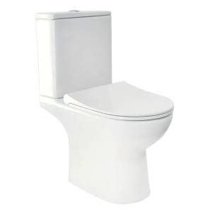 Унитаз-компакт Gural Vit Tria Slim TR04KLZ01-SL&TR02RZV01 белый