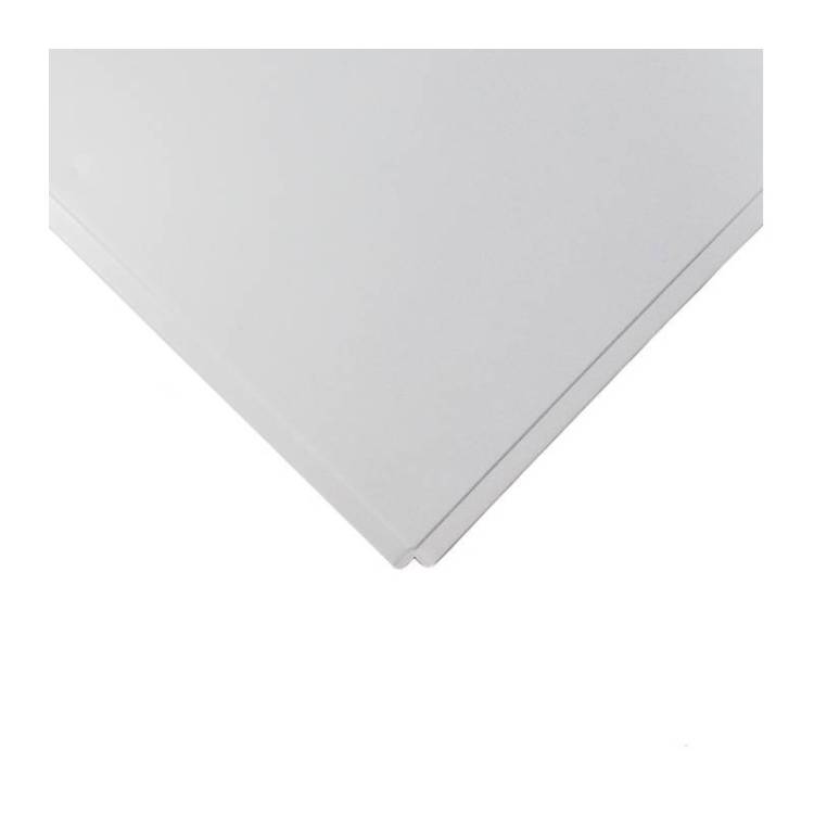 Плита потолочная кассетная белая, оцинкованная, кромка Board 600х600