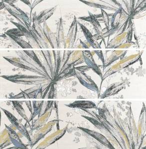 Панно Ape Ceramica Twist MPL-002595 Set (3) Leavemint 40x120