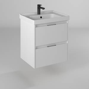 Тумба под раковину Briz Вена 239 03-18060-15 00 БЕЛ, белый глянцевый, 60x49