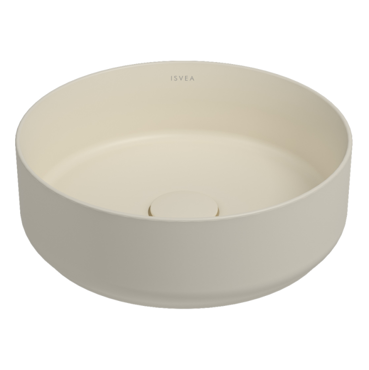 Раковина Isvea Infinity 10NF65036SV-2K слоновая кость матовый, 36 см