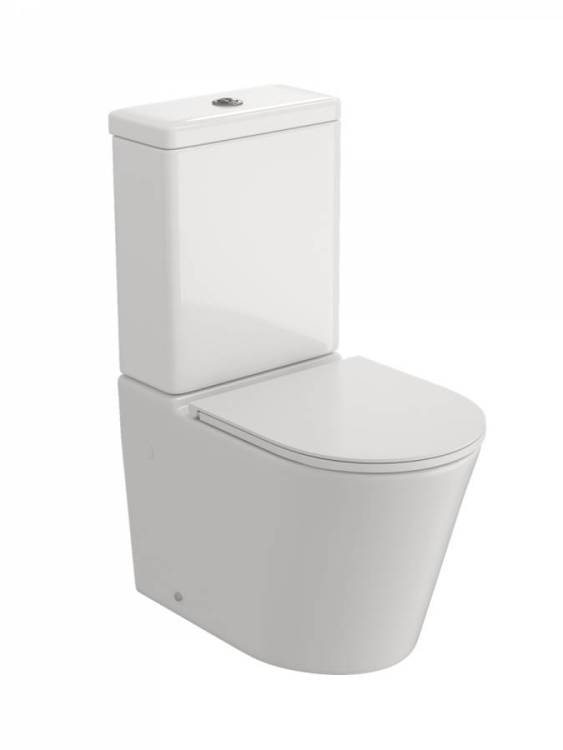 Унитаз-компакт Watersense Rita R W01656 безободковый, сиденье микролифт