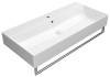 Раковина GSI Kube X 9423111 белый глянцевый, 100x47 фото 4