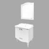 Тумба с раковиной Comforty Монако-80-1 00004136578 напольная, белый глянец фото 2