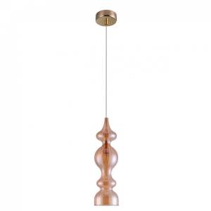 Подвесной светильник Crystal Lux Iris SP1 A Amber