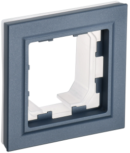 Рамка 1-постовая IEK Brite BR-M12-44-K35 маренго