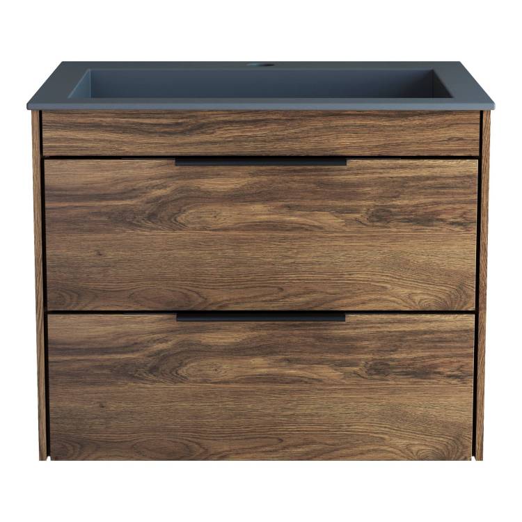 Тумба под раковину Vincea Chiara 2D 600 VMC-2C2600CO подвесная, C.Oak