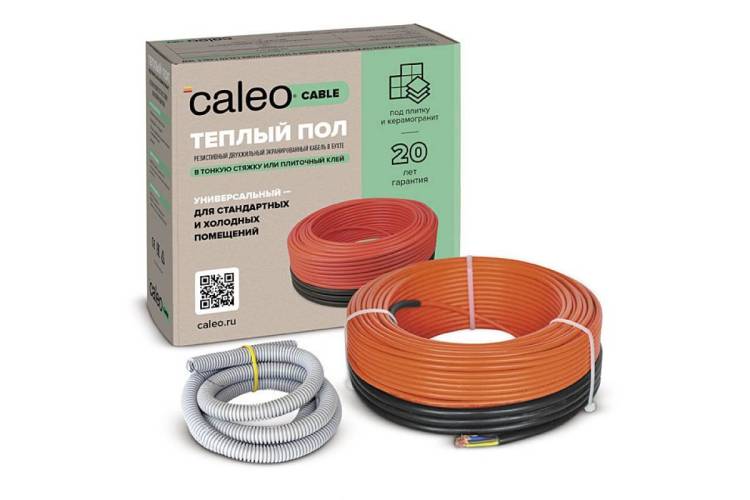 Нагревательный кабель Caleo Cable КА000001732 18W-70, 1260 Вт, 6,3-9,7 м2