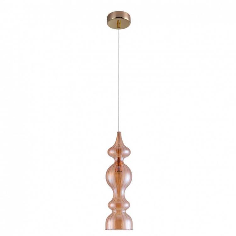 Подвесной светильник Crystal Lux Iris SP1 A Amber