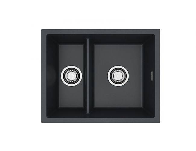 Мойка кухонная Alveus Granital Omni 50 1150069 Carbon-G91 с сифоном, 55x45