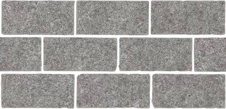 Бордюр Kerama Marazzi Роверелла BR025T пепельный мозаичный 34.5x14.7x0.9