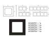 Рамка 3-постовая Ambrella Volt Alfa Techno AF220703 фото 4