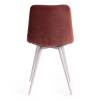 Стул Tetchair Chilly (mod. 7095-1) 17239 коралловый barkhat 15 /белый 45x53x88 фото 4