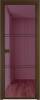 Межкомнатная дверь Profil Doors 3 AX цвет профиля Деорэ, стекло безопасное 6 мм фиолетовое шпион 800x2000