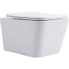 Унитаз подвесной Aquanet Trend 276396 безободковый, с крышкой-сиденьем микролифт
