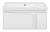 Тумба с раковиной Brevita Каскад УТ000025617 белая, 90 см фото 2