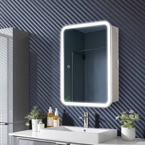 Зеркало-шкаф Silver Mirrors Фиджи LED-00002471 с подсветкой, 51x75 см