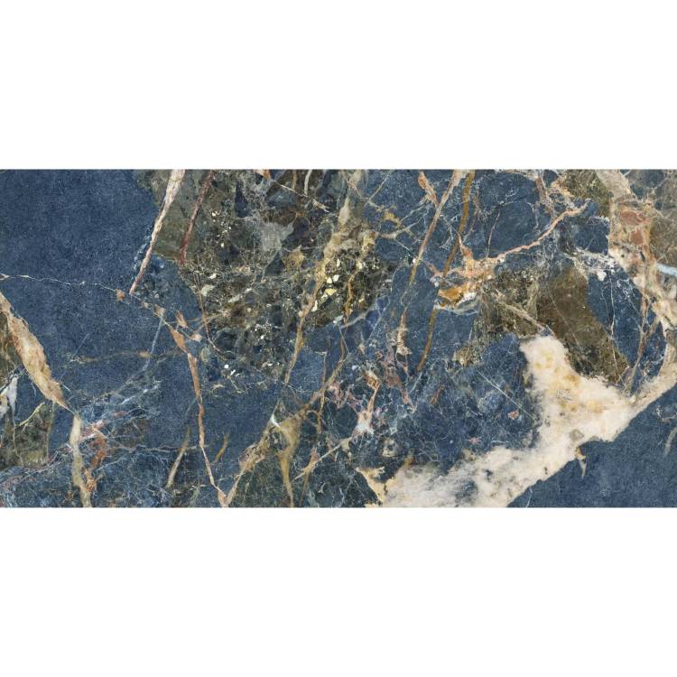 Керамогранит Ape Ceramica Icaro A039575 Blue Marble Pol Rect 60x120