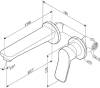 Смеситель для раковины AM.PM X-Joy F85A72622 С ВНУТРЕННЕЙ ЧАСТЬЮ, черный фото 9