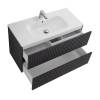 Тумба с раковиной Art&Max Torino Графит, 59.5x90 фото 6