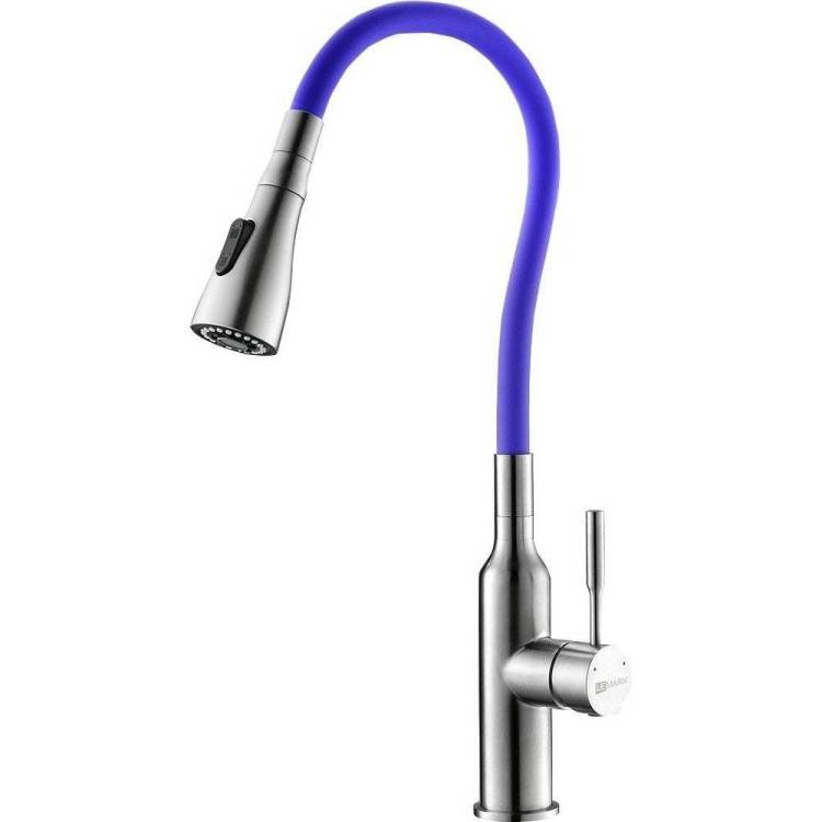 Смеситель для кухни Lemark Expert LM5082S-Violet с гибким изливом