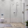 Душевой уголок Wasserkraft Aller 10H06RWHITE профиль хром, белый, стекло прозрачное, 120x80x200 фото 2