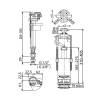 Выпускной комплект SA2000SK 1/2" CHROM со стоп-кнопкой фото 2
