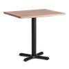 Стол Tetchair Valhalla 24397 груша (№3), черная опора 80x65x76