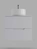 Тумба с раковиной Orange Line Li-60TuwMDF+B07-345W белая матовая, 60 см фото 3