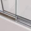 Шторка на ванну Cezares SLIDER-FIX-VF-11-100/150-C-Cr профиль хром, стекло прозрачное, 100x145 фото 4