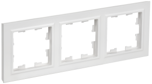 Рамка 3-постовая IEK Brite BR-M32-K91 арктический белый