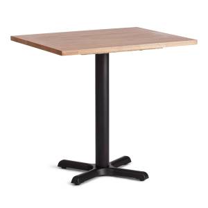 Стол Tetchair Valhalla 24397 груша (№3), черная опора 80x65x76