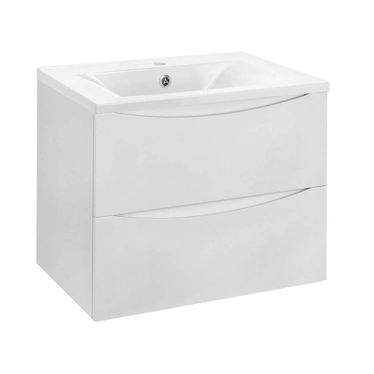 Тумба под раковину Vincea Mia 600 VMC-2MA600GW подвесная, G.White