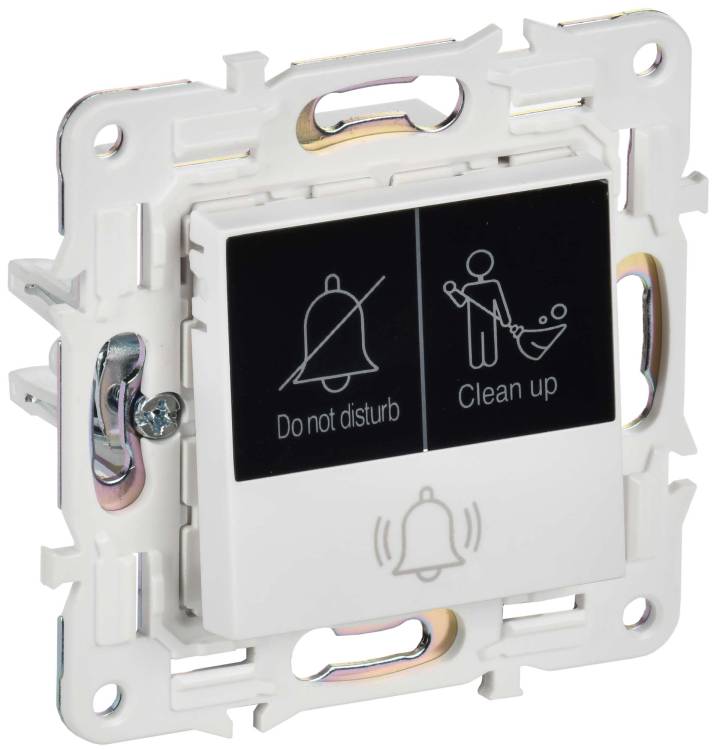 Кнопка звонка IEK Skandy SK-V14-2-10-K01 арктический белый