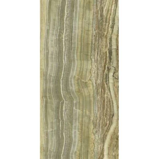 Керамогранит Ariostea Ultra Onici UO6SK300558 Green Onyx Vein Cut Levigato Silk 150x300