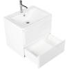Тумба с раковиной Belbagno Albano ALBANO-700-2C-SO-BL 70x45x50 Bianco Lucido подвесная с двумя выкатными ящиками фото 5