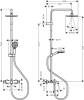 Душевая стойка Hansgrohe Vernis Blend 26274000 Showerpipe 200 1jet с термостатом, хром фото 11