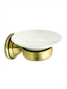 Мыльница Bath Plus Bronx gold BXG-65708, бронза