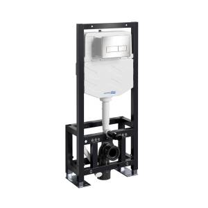 Система инсталляции для унитазов Wasserkraft Dill 61TLT.010.ME.BN03 клавиша никель