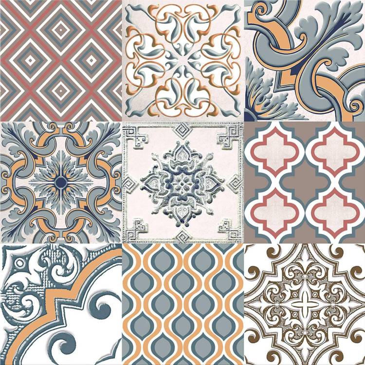 Керамическая плитка Azori Eclipse 505793002 Ornament 42x42