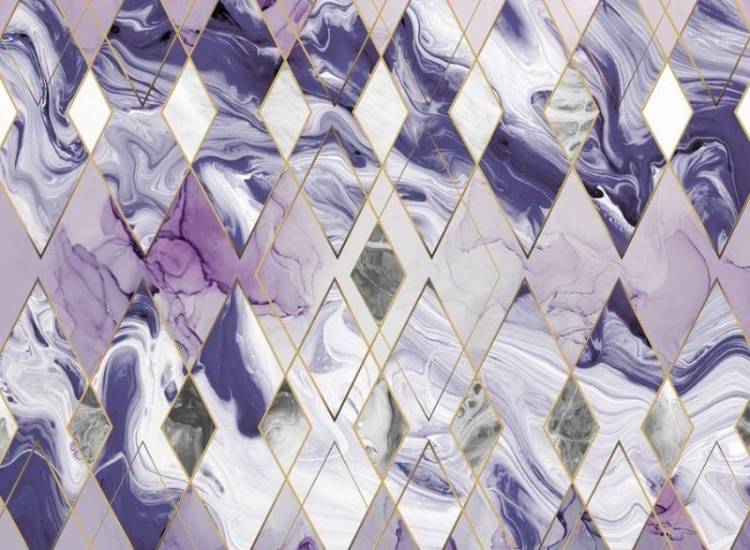 3D Фотообои Artegrafico «Ромбовая абстракция» BL-051 канвас