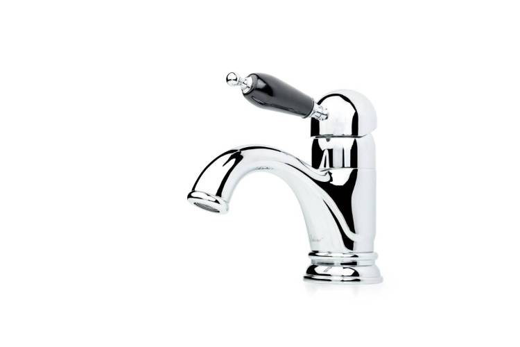 Смеситель для раковины Boheme Tradizionale Chromo 261-BLС С Черной Керамикой