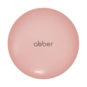 Накладка на слив для раковины Abber AC0014MP розовая матовая, керамика