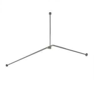 Карниз для ванной Wasserkraft Dinkel SC-469018 хром