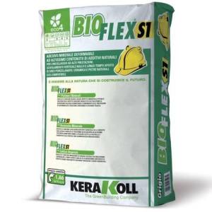 Плиточный клей Kerakoll Bioflex Цементный Серый 25 кг