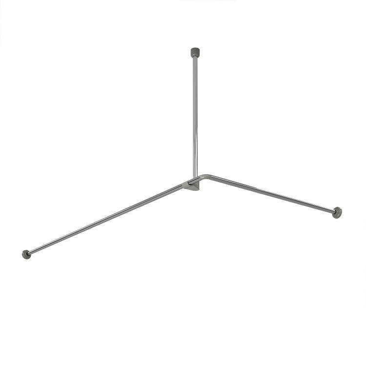 Карниз для ванной Wasserkraft Dinkel SC-469018 хром