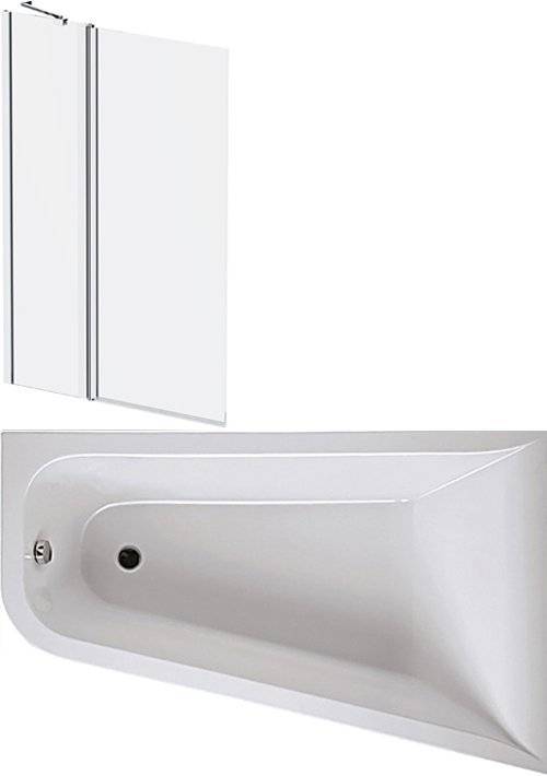Акриловая ванна AM.PM Spirit V2.0 W72A-160R100W-A2 160x100 с каркасом + шторка на ванну