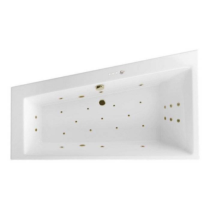 Акриловая ванна Excellent Sfera Slim 170x100 (левая) "ULTRA" (бронза)
