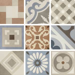 Керамогранит Fioranese Cementine Retro CMR20DM Retro_Deco naturale 20x20