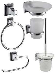Набор аксессуаров для ванной Bath Plus Prime SET2 PR-9900-2 хром